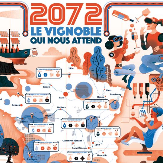 Vinofutur 3, la carte du vignoble français du futur - Gwen Keraval