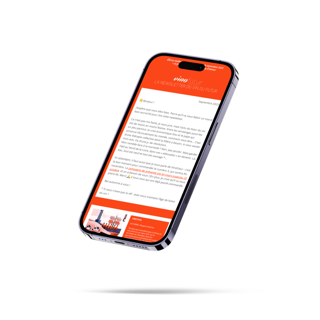 newsletter vinofutur